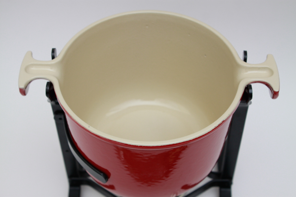 Vintage Le Creuset & Emile Henry Fondue Set with Casserole Dish