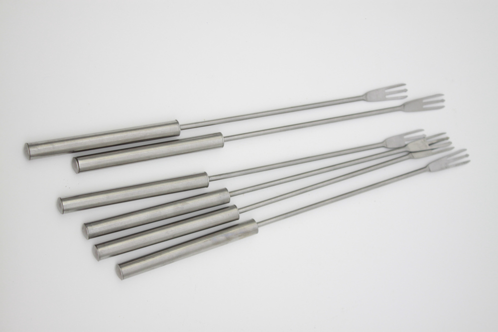 Vintage Le Creuset & Emile Henry Fondue Set with Casserole Dish