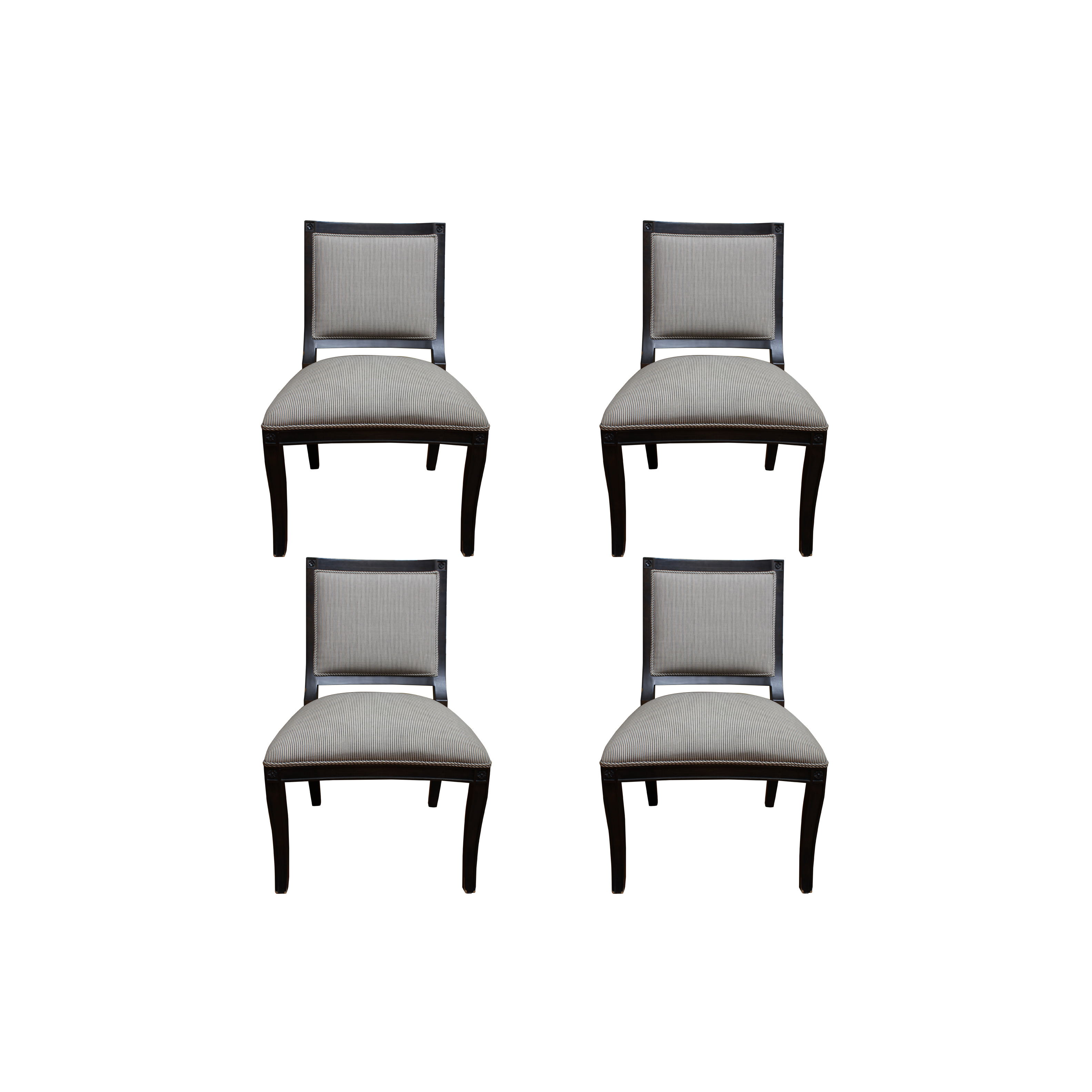 Kreiss Collection Upholstered Dining Chair Set of Four