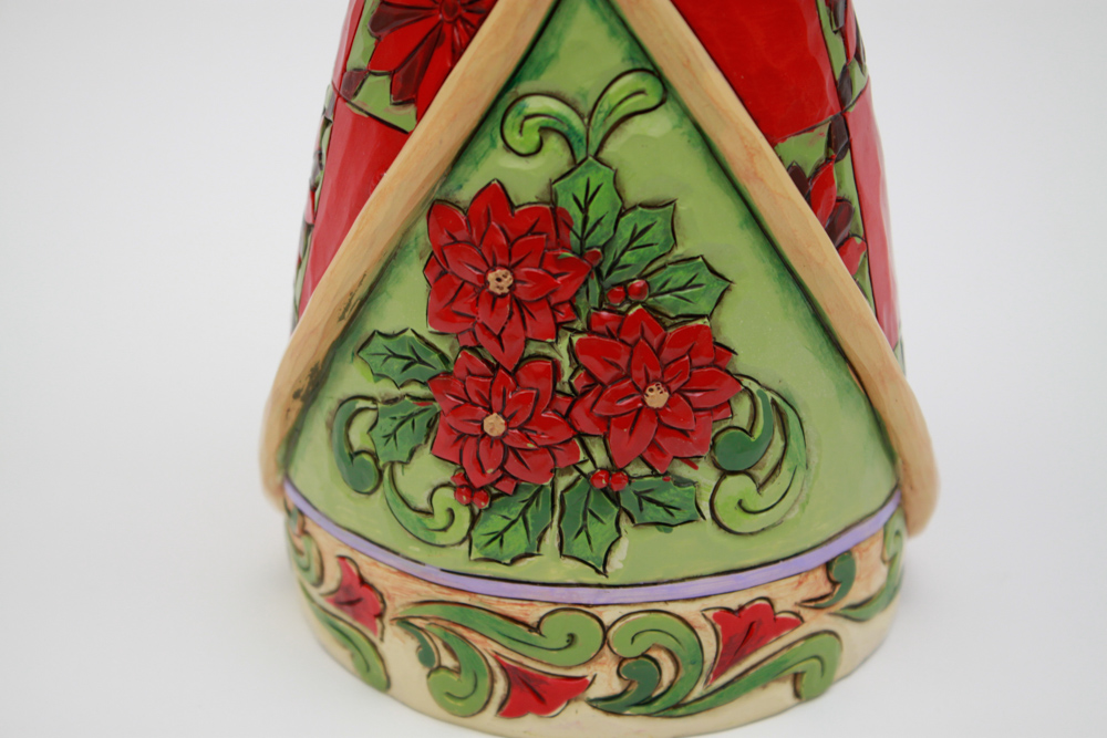 Jim Shore "Christmas Beauty" Angel Poinsettia Figurine