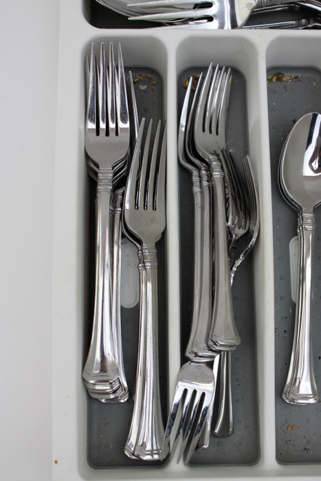 Oneida "Apollonia" Stainless Steel Flatware with Cocktail Picks