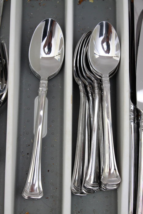 Oneida "Apollonia" Stainless Steel Flatware with Cocktail Picks