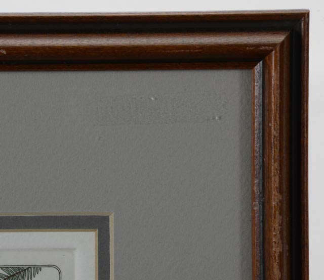 Pair of Lucius DuBose Signed Limited Edition Hand-colored Etchings