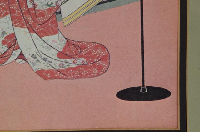 Pair of Offset Lithograph Reproductions of Japanese Woodblocks