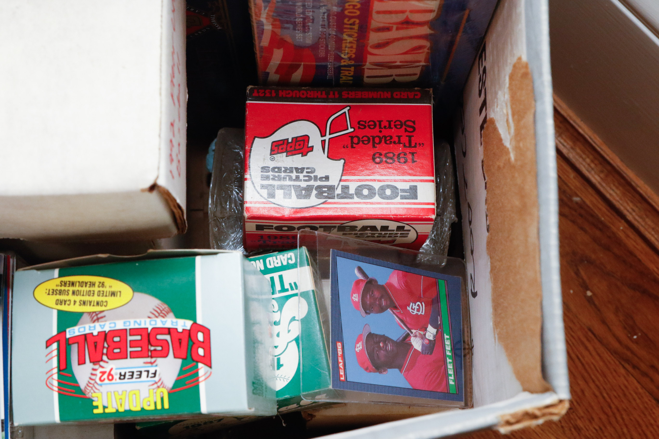 Large Selection of Mixed Professional Sports Trading Cards