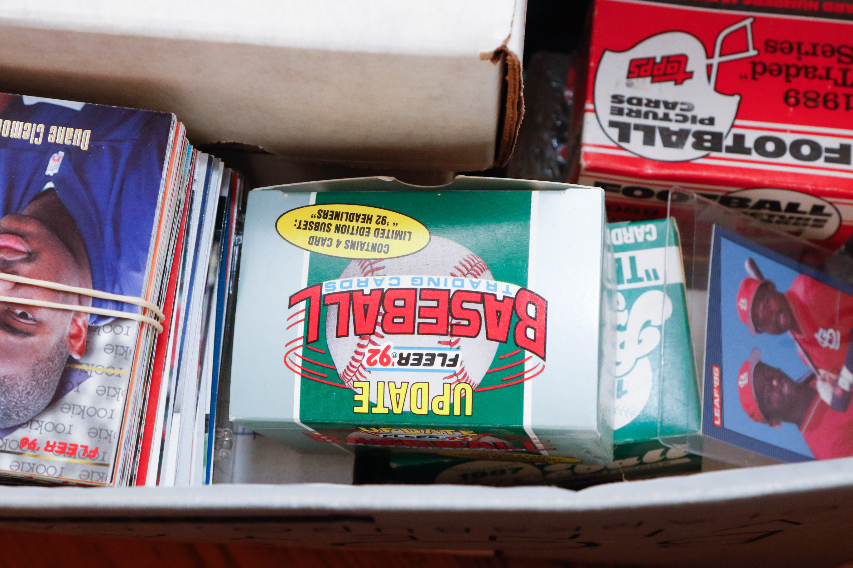 Large Selection of Mixed Professional Sports Trading Cards