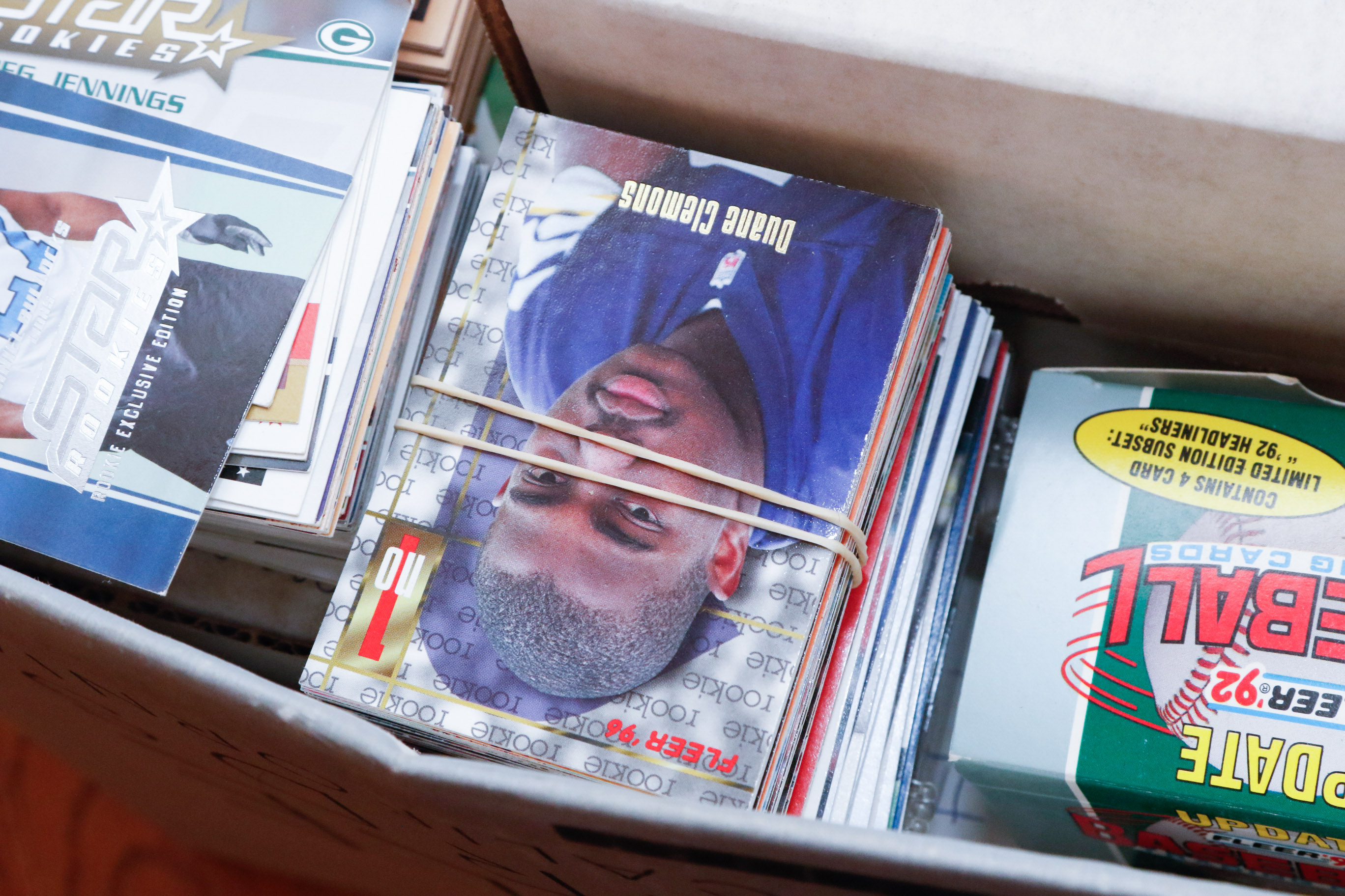 Large Selection of Mixed Professional Sports Trading Cards