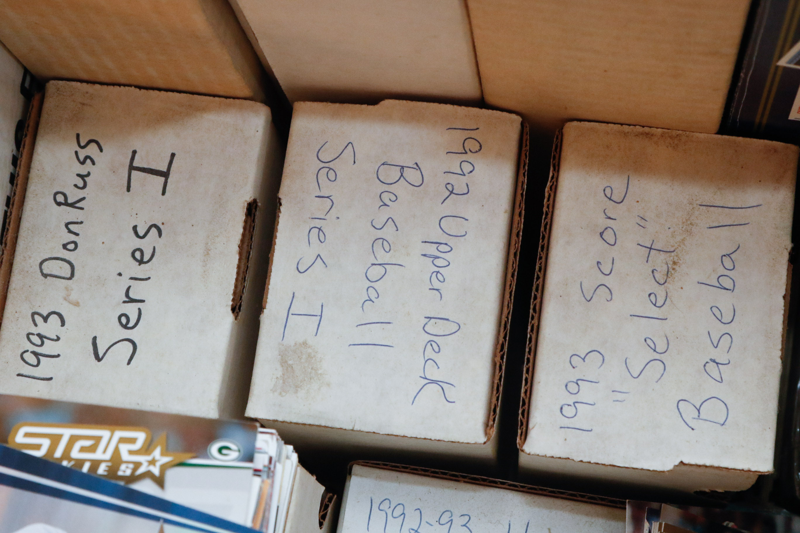 Large Selection of Mixed Professional Sports Trading Cards