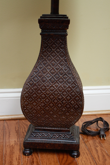 Set of Bronze Finish Moroccan Style Lamps