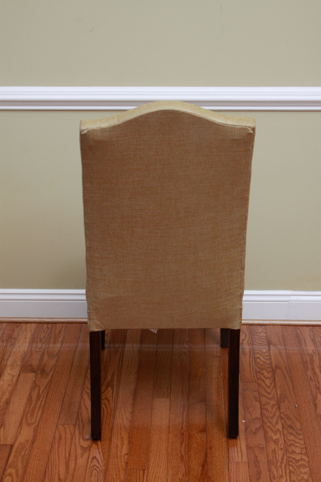 Pair of Gold Upholstered Chairs