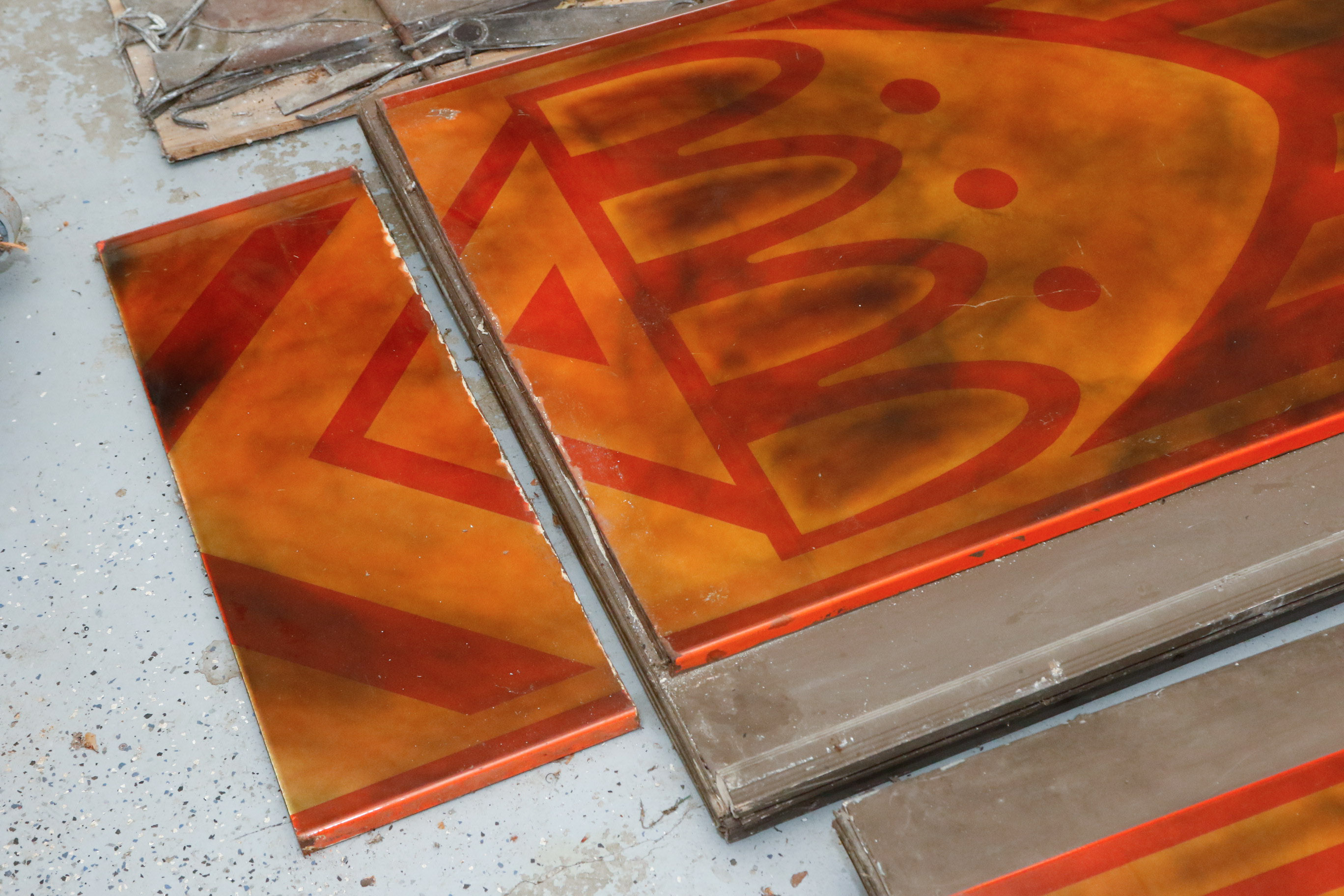 Art Deco Lacquered Doors Salvaged From Downtown Cincinnati Building