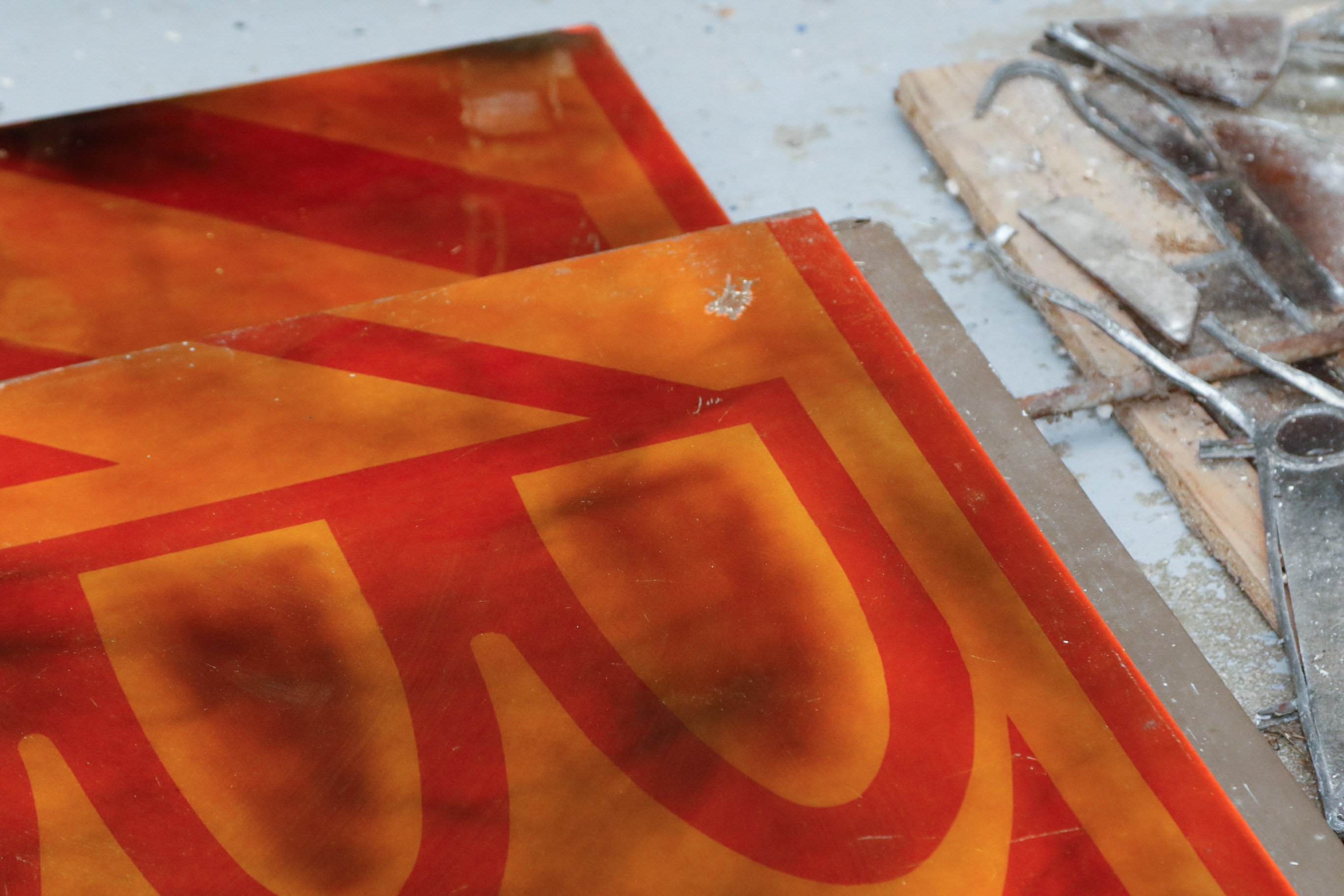 Art Deco Lacquered Doors Salvaged From Downtown Cincinnati Building