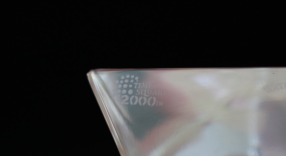 Waterford Capitol & Times Square Crystal Paperweights