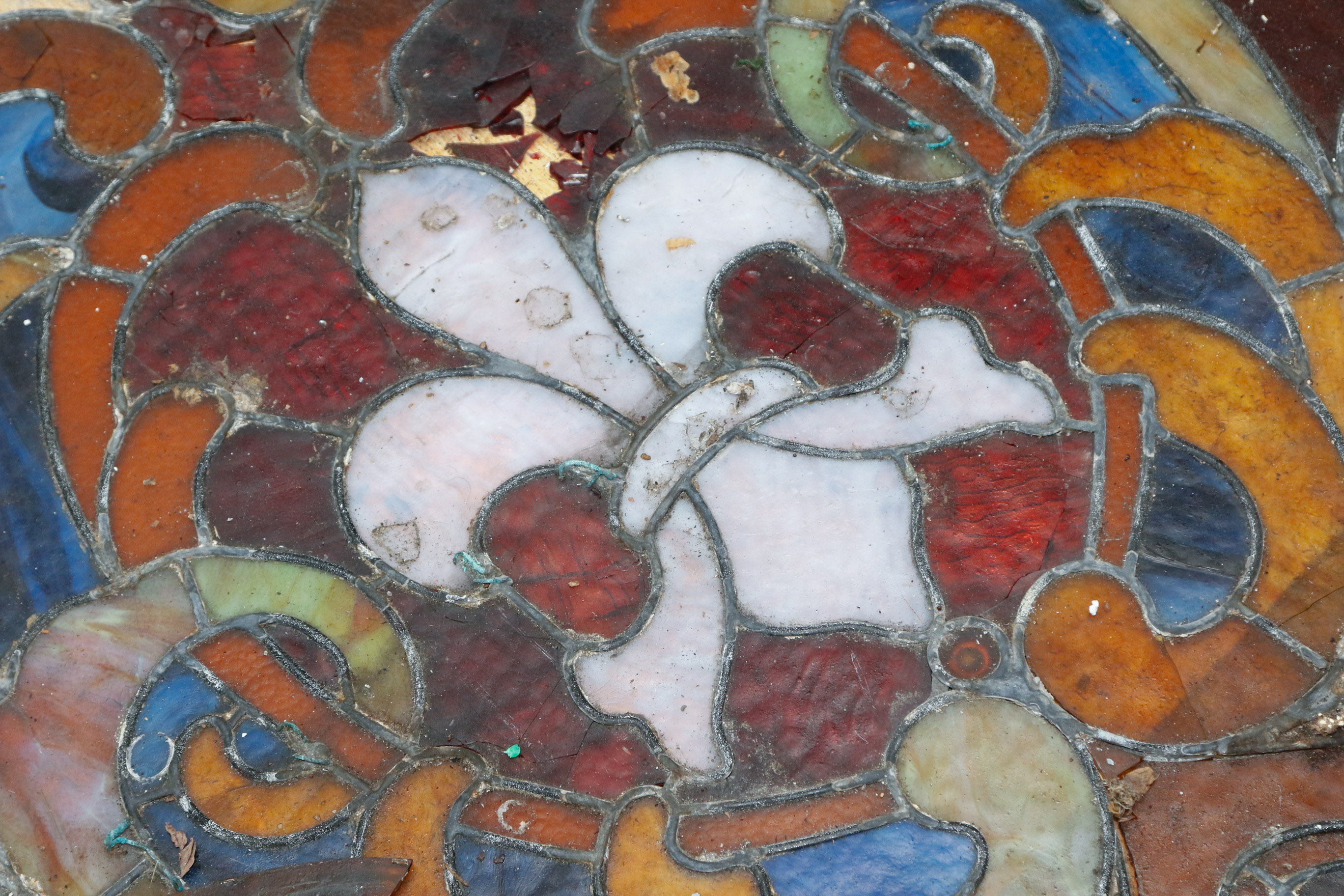 Salvaged Stained Glass Panels from Demolished New Richmond, OH Church