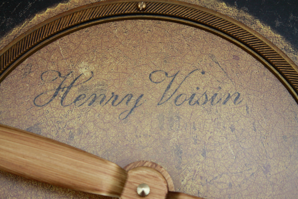 Henry Voisin "Paris" Printed Particle Board Clock