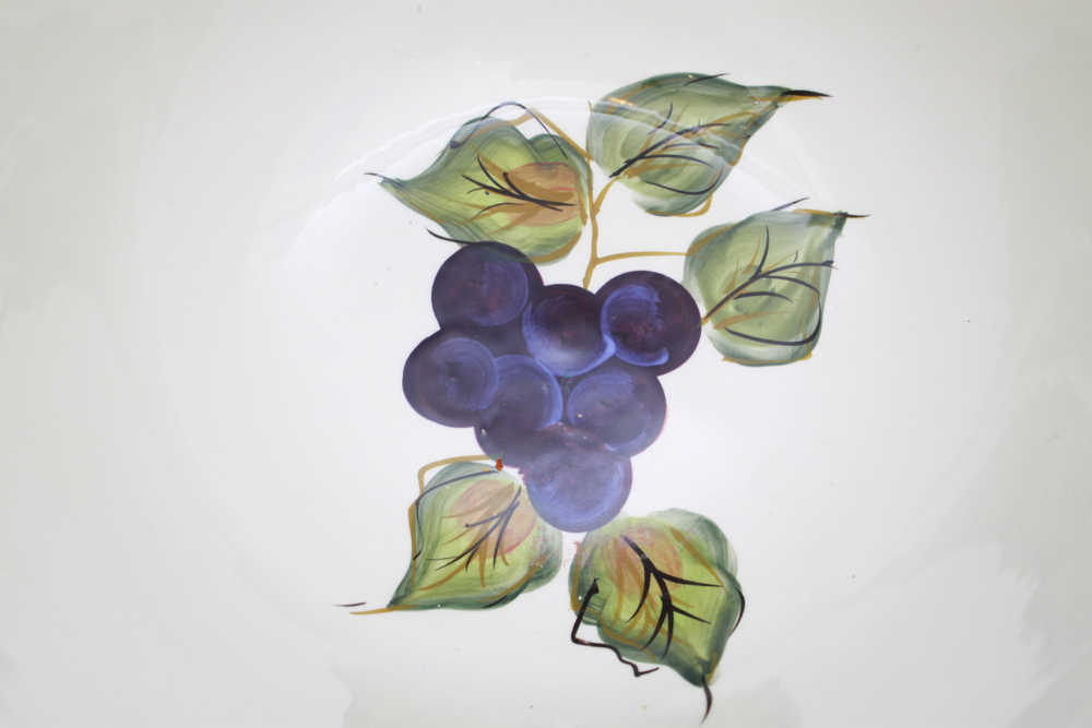 Collection of Certified International Ceramic Platters and Bowl