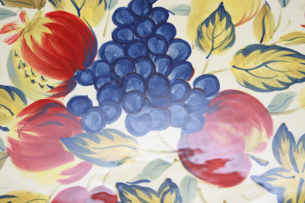 Collection of Certified International Ceramic Platters and Bowl