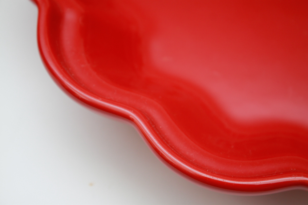 Collection of Colorful Ceramic Bakeware and Plates