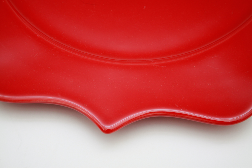 Collection of Colorful Ceramic Bakeware and Plates