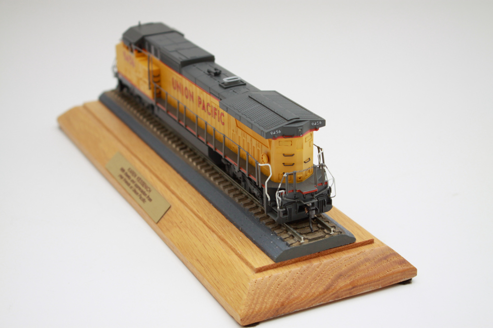 Union Pacific Model Train in Case