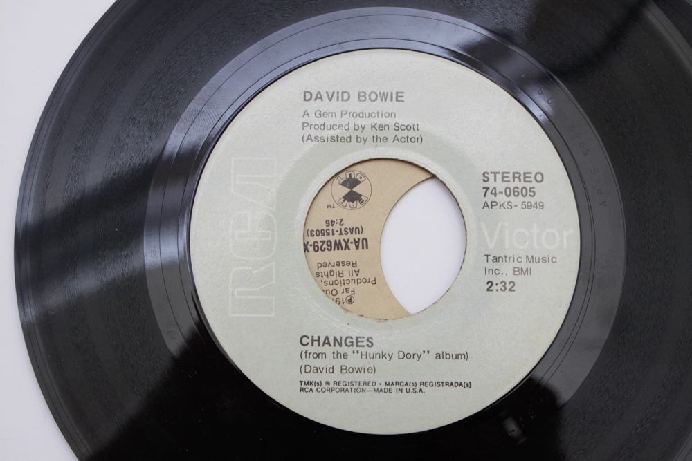 Classic Rock and Pop 45 rpm Records in Vintage Carry Case