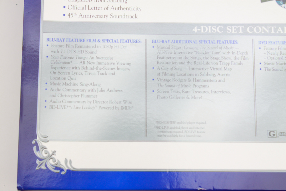 "The Sound of Music" Blu-Ray Limited Edition 45th Anniversary Set