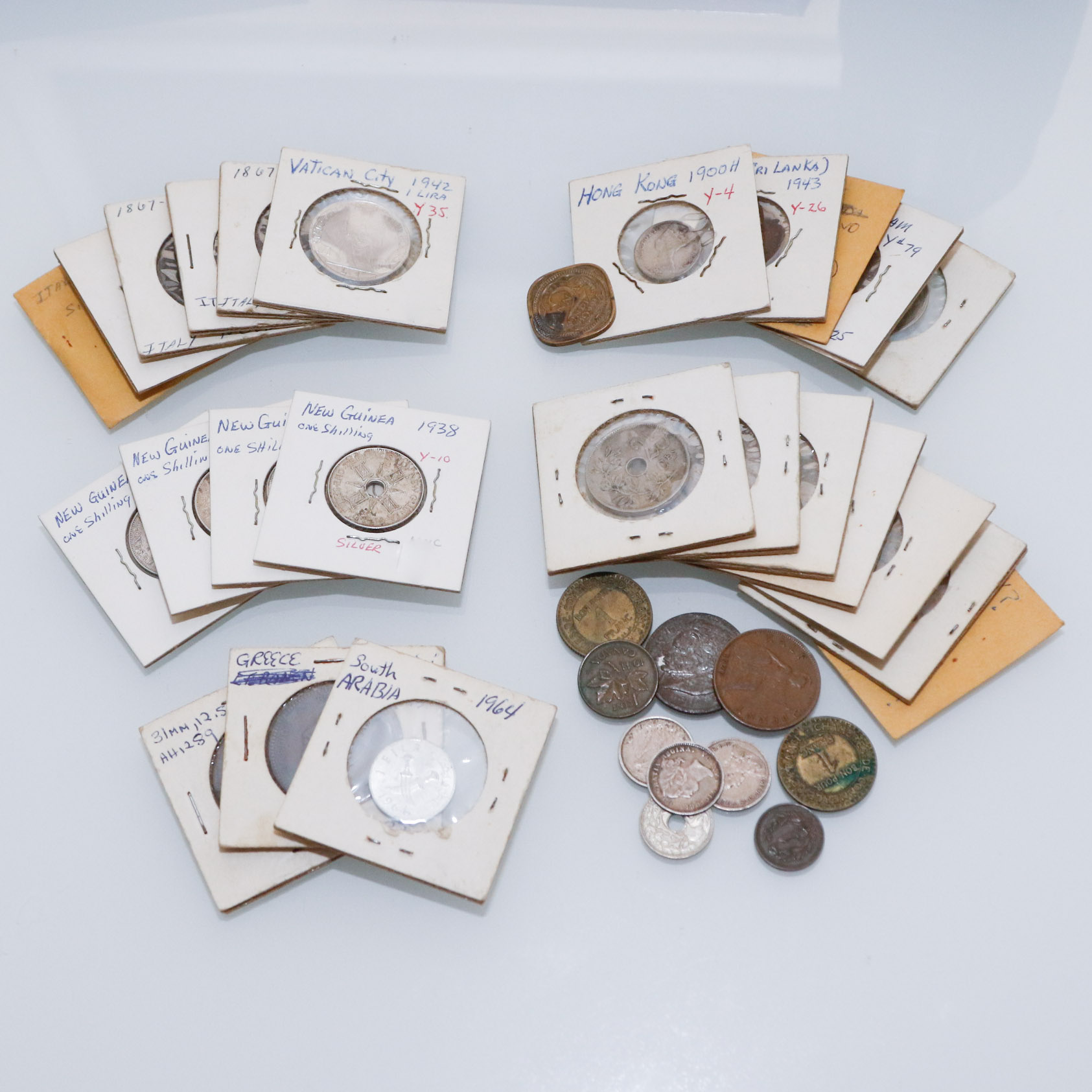 Collection of International Foreign Coinage Including Silver