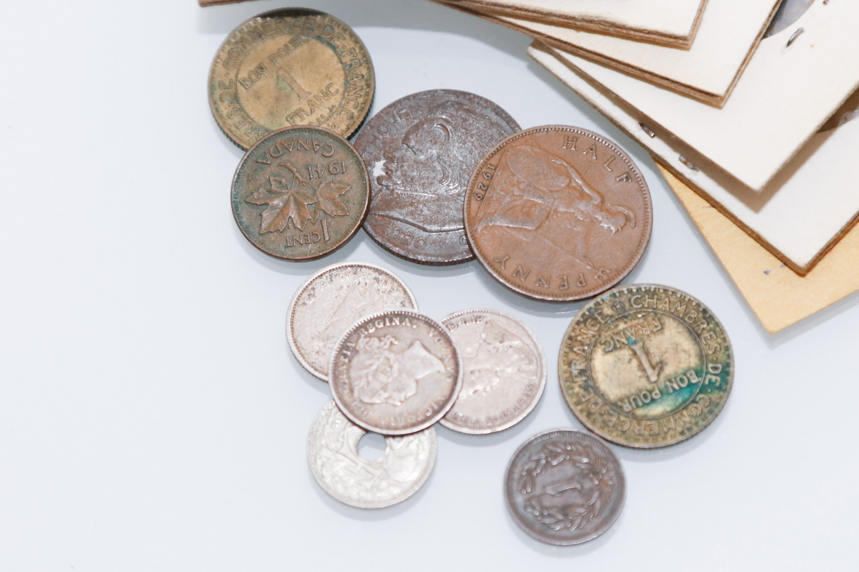 Collection of International Foreign Coinage Including Silver