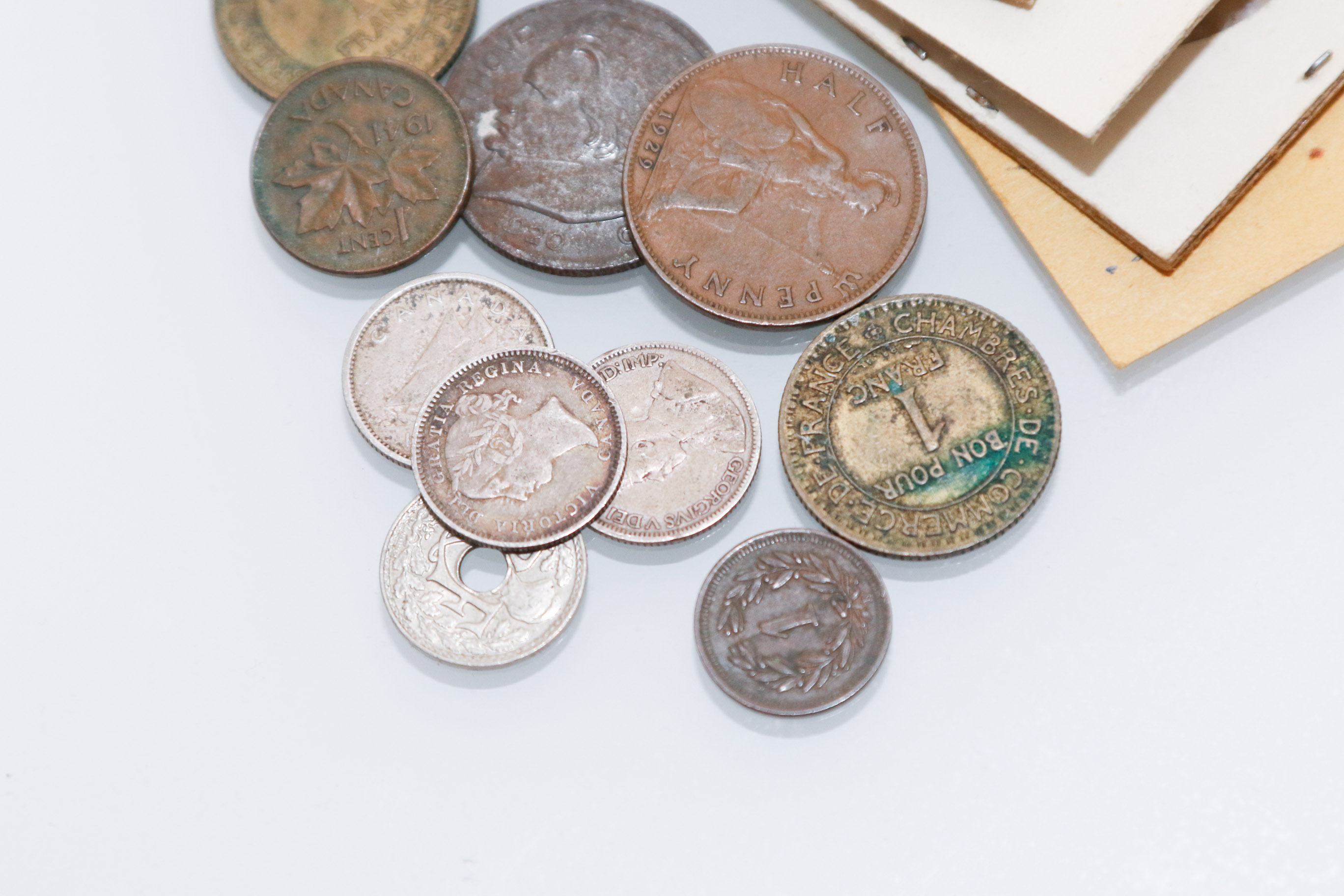 Collection of International Foreign Coinage Including Silver