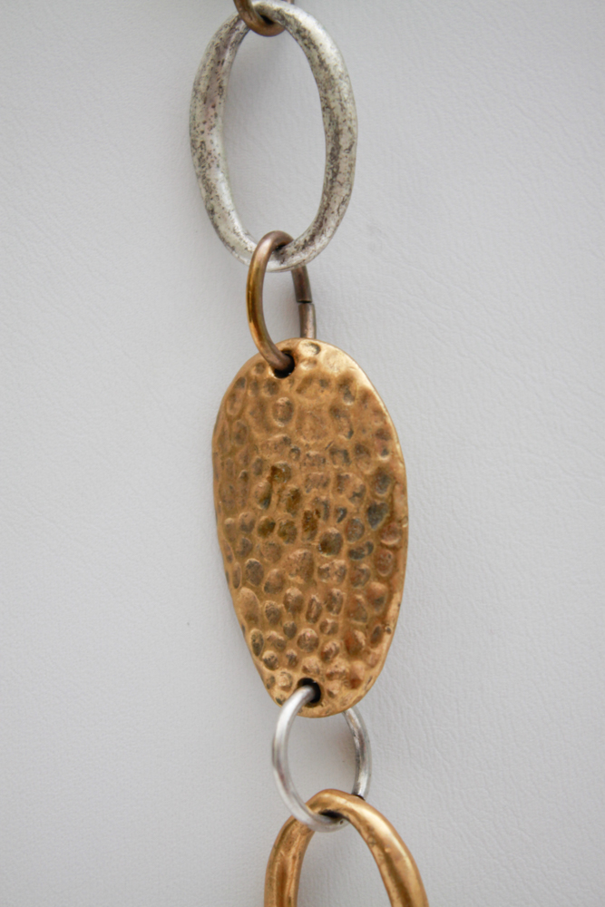 Silver with Gold Two Tone Costume Jewelry