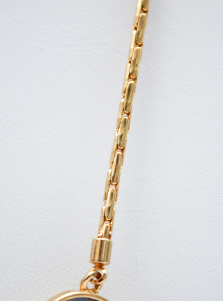 Glass Gem Gold Tone Costume Jewelry