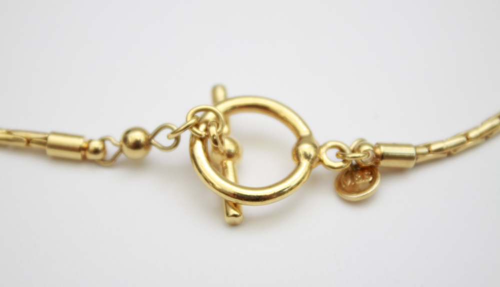 Glass Gem Gold Tone Costume Jewelry