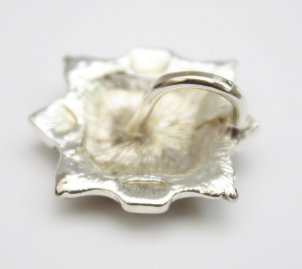 Collection of Black on Silver Tone Costume Jewelry