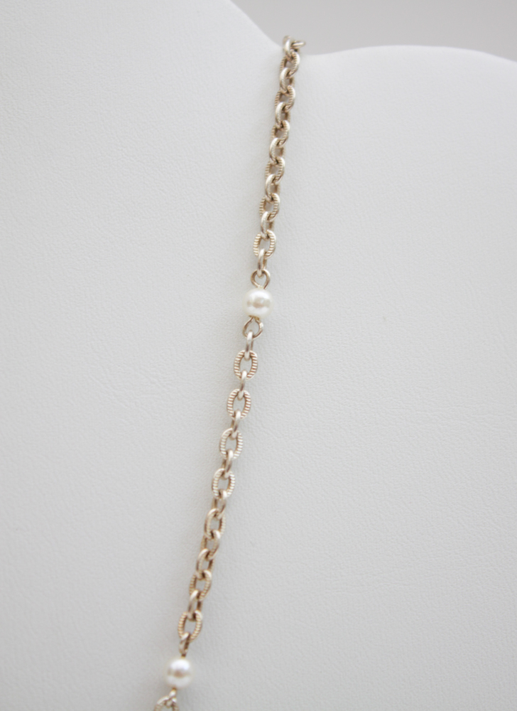 Rhinestone and Glass Silver Tone Jewelry Assortment