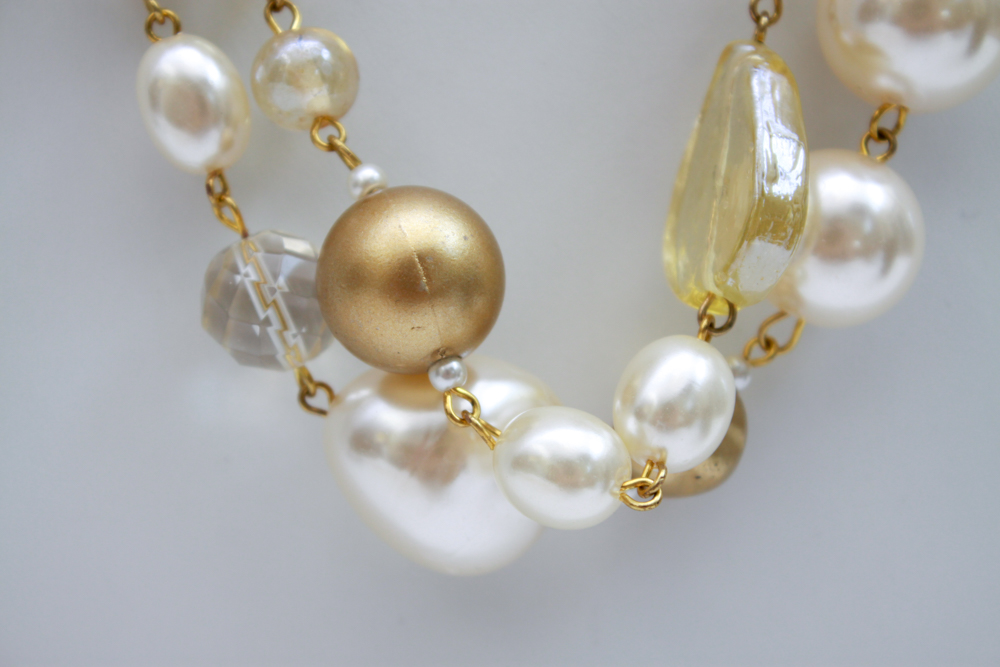 Gold Tone Necklaces Including Trifari & Napier