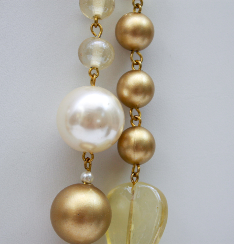 Gold Tone Necklaces Including Trifari & Napier