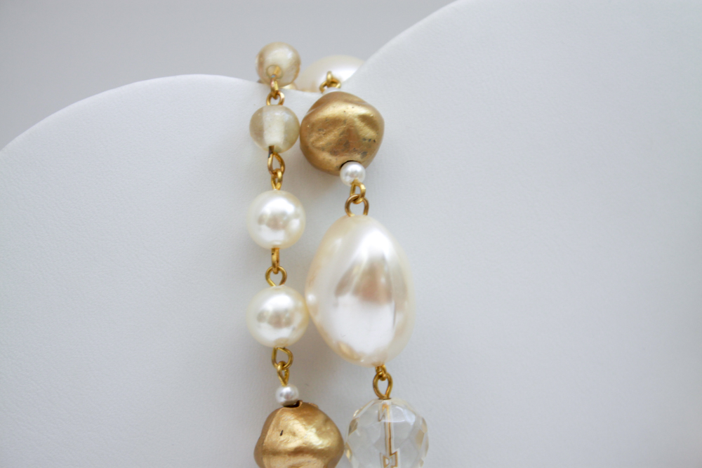 Gold Tone Necklaces Including Trifari & Napier