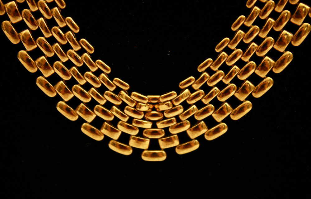 Gold Tone Necklaces Including Trifari & Napier