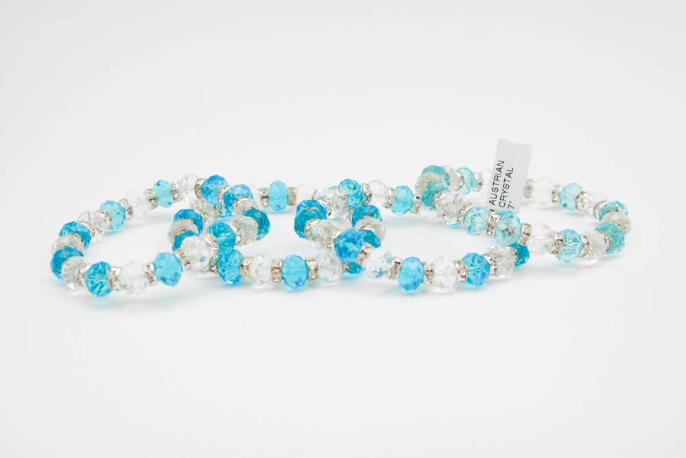 Rhinestone and Glass Silver Tone Jewelry Assortment