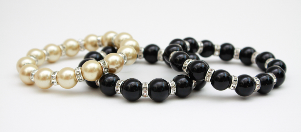 Rhinestone and Glass Silver Tone Jewelry Assortment