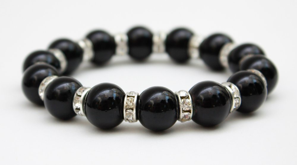 Rhinestone and Glass Silver Tone Jewelry Assortment