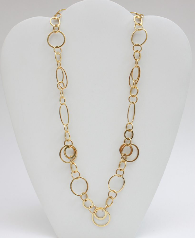 Gold Tone Necklaces Including Trifari & Napier