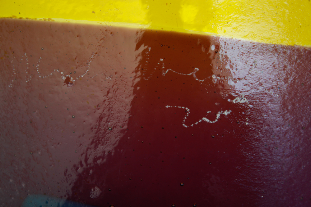 Signed Art Glass Fused Glass Plate