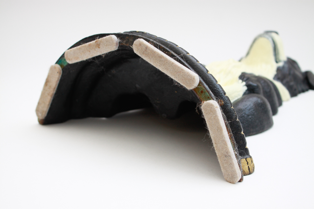 Cast Iron Painted Dog Doorstop