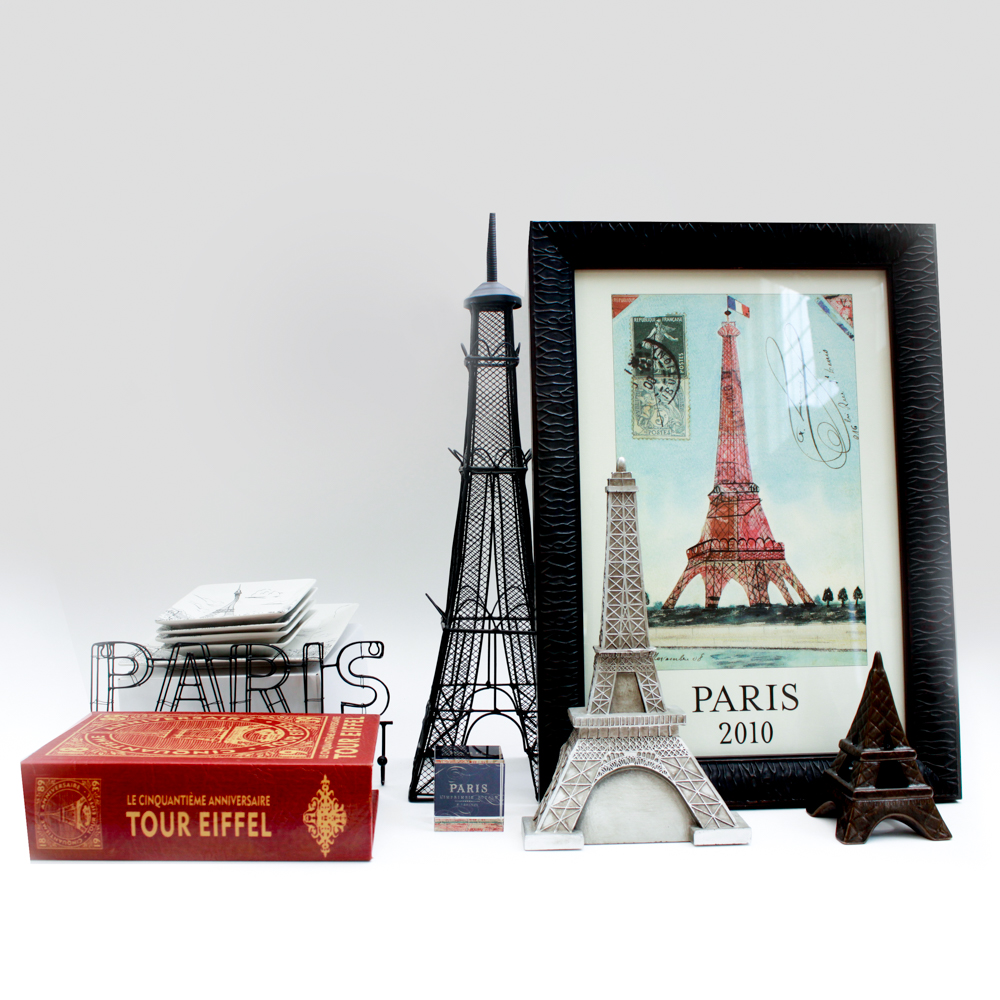 Paris & Eiffel Tower Décor Assortment