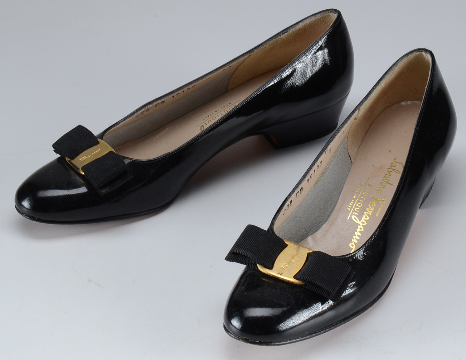 Three Pairs of Salvatore Ferragamo Shoes