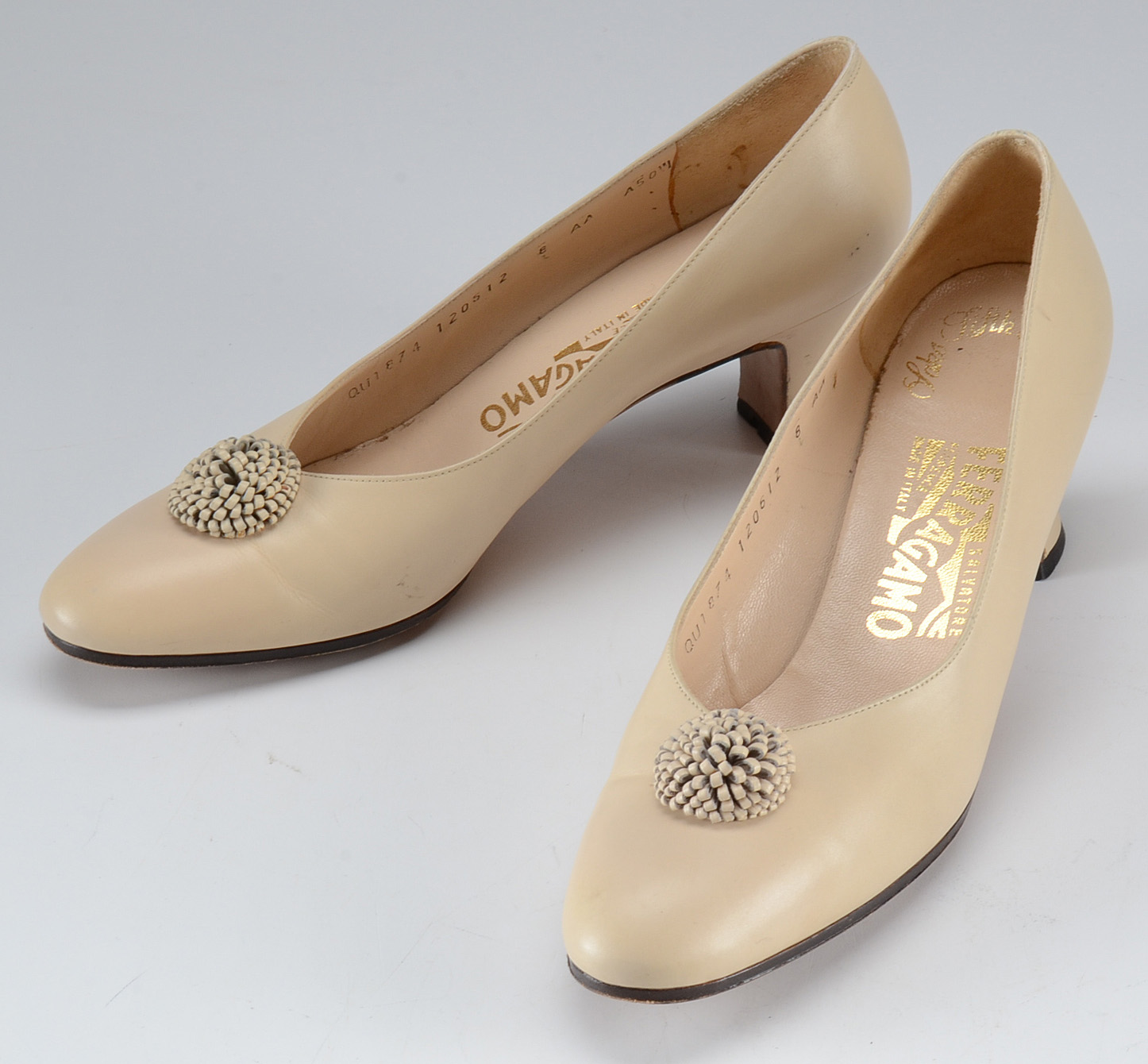 Three Pairs of Salvatore Ferragamo Shoes