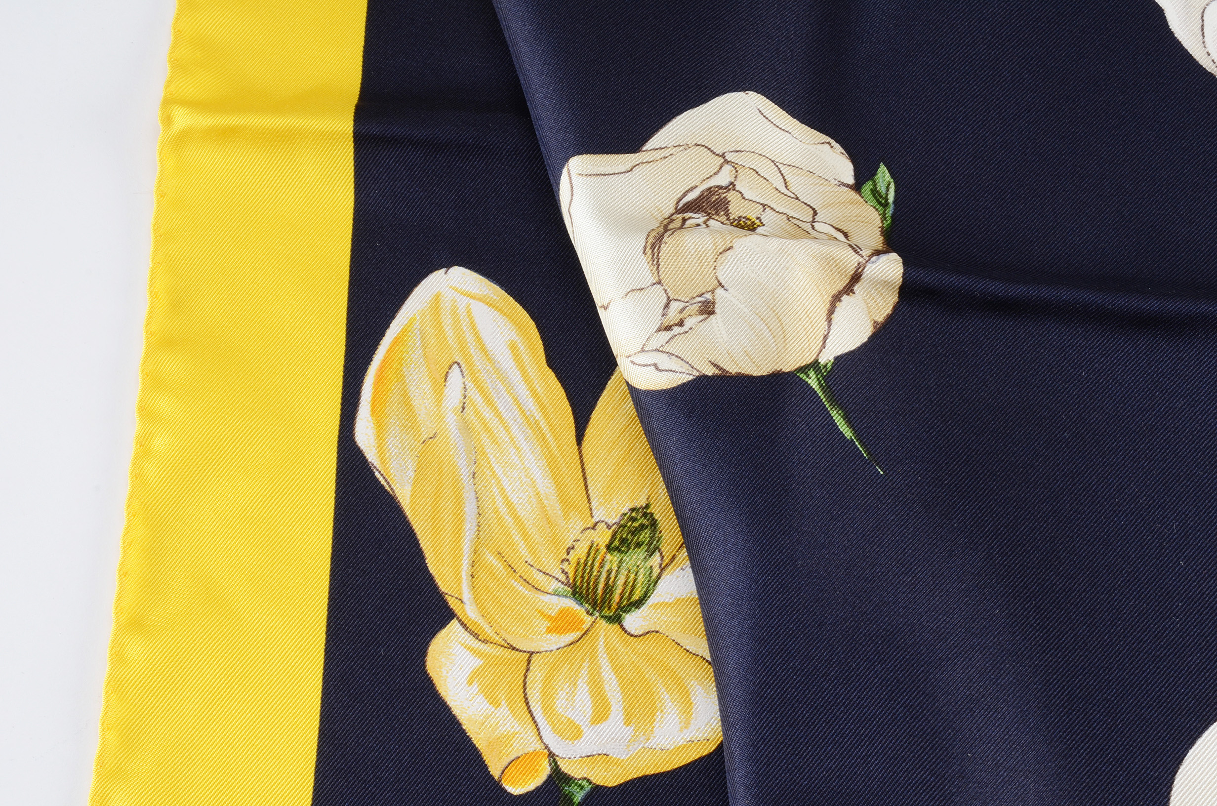 Tiffany & Co. Magnolia Printed Silk Scarf