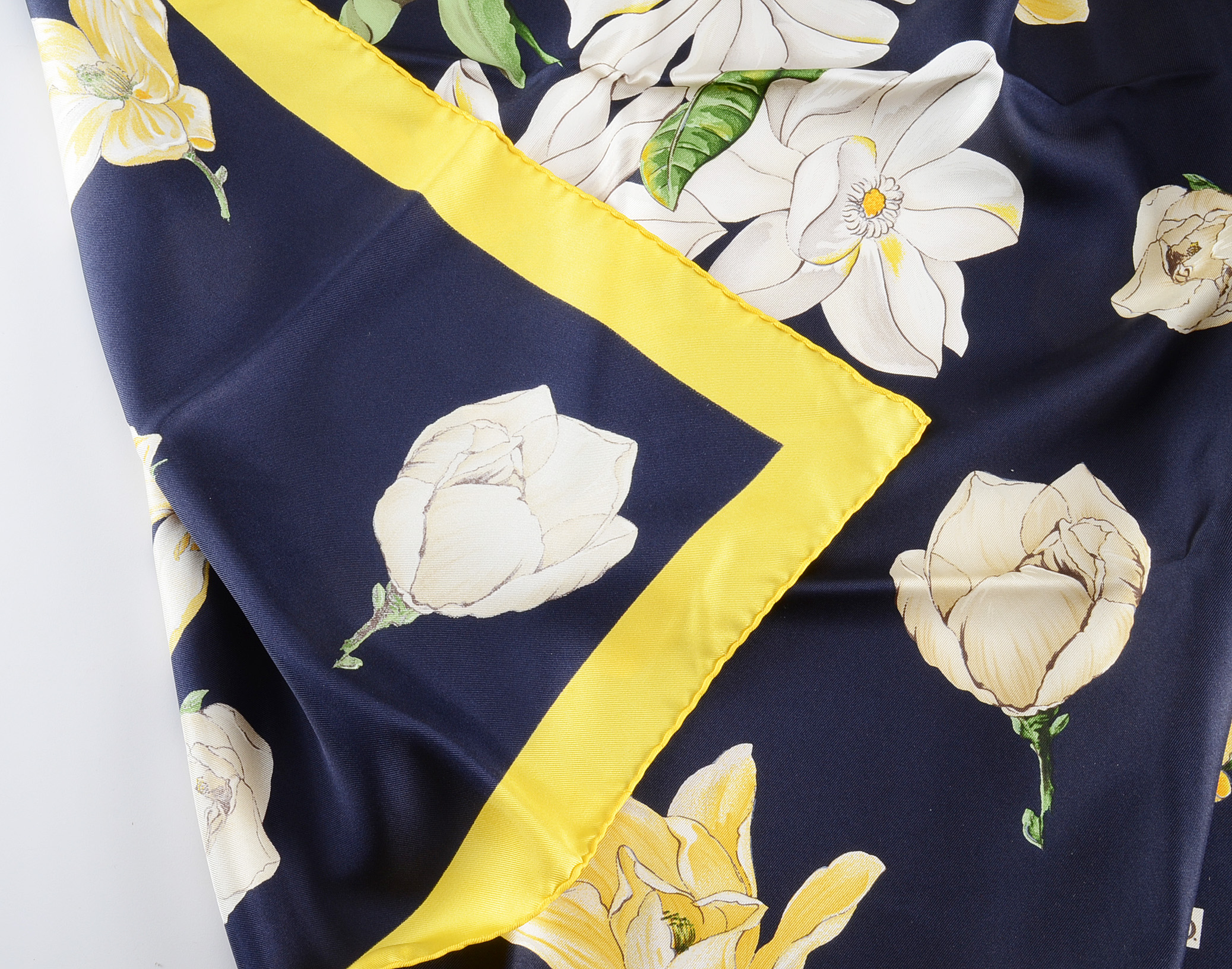 Tiffany & Co. Magnolia Printed Silk Scarf