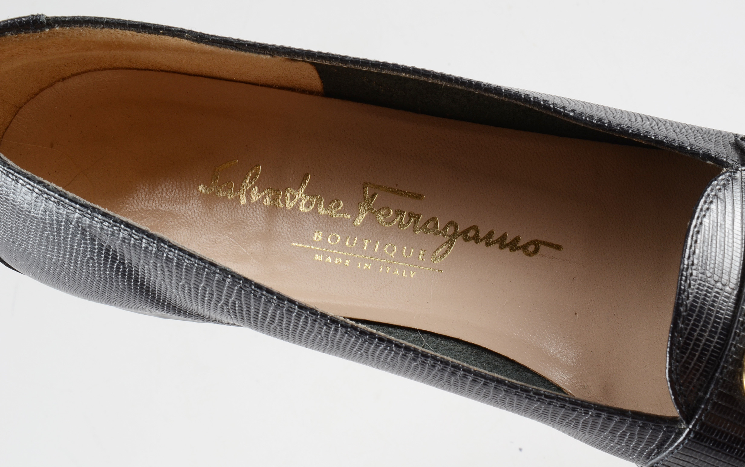 Two Pairs of Salvatore Ferragamo Shoes